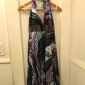 XOXO Halter top evening gown